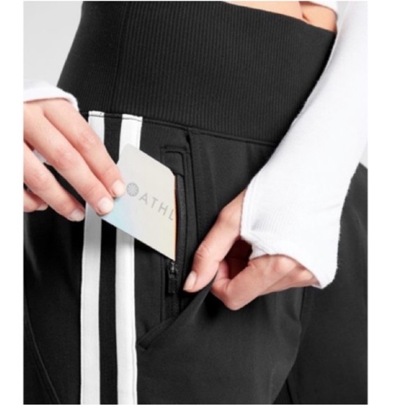 Athleta Venice Side Stripe Joggers Size Small High Rise Althetic Sweat Pants XS - Picture 6 of 13